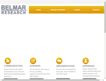 Tablet Screenshot of belmarresearch.com